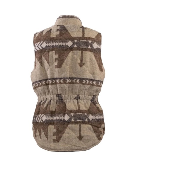 OUTBACK TRADING CO Virginia SOUTHWESTERN PRINT ZIP-UP VEST - Picture 3 of 11